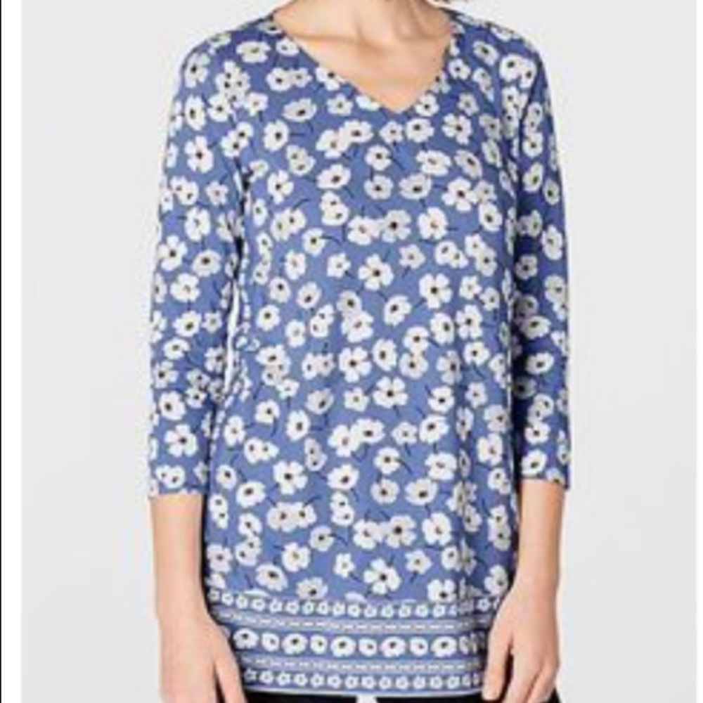 💙HP!💙🌟4 for $20 J.Jill floral top - Picture 2 of 8